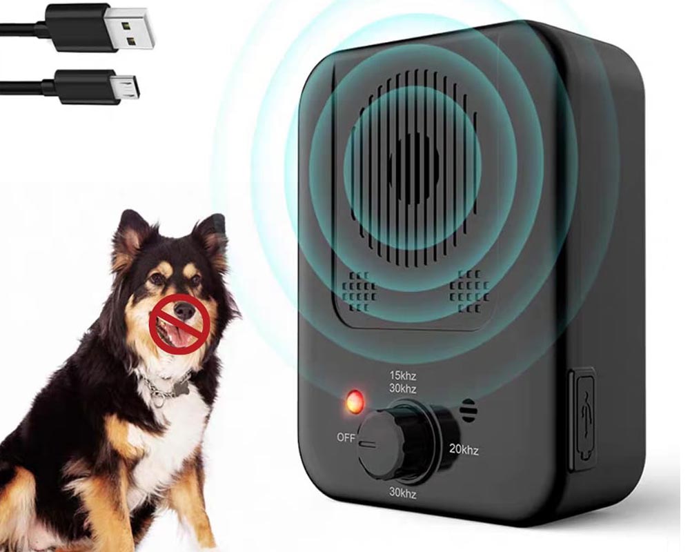 Compact bark control device