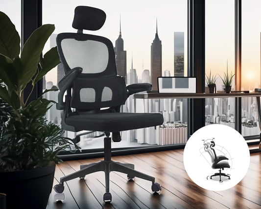 Office Chair Back Office Chair - Black