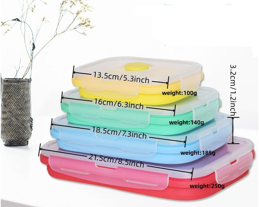 Containers with airtight lids