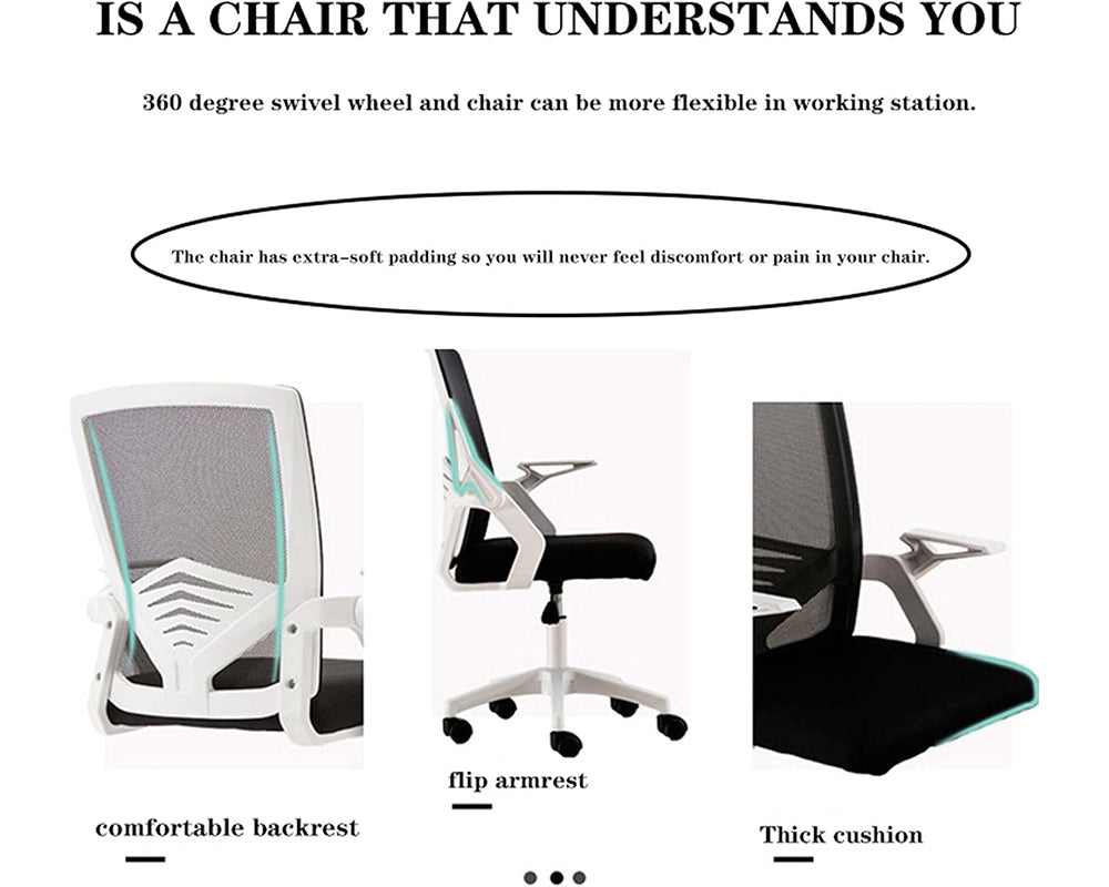 Desk chair with sponge cushion