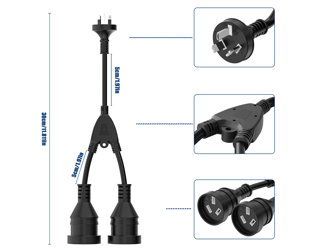 Heavy duty power extension