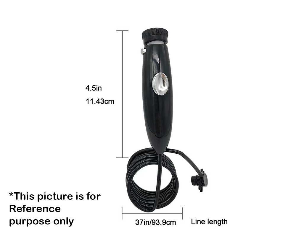 Plastic replacement handle for flosser