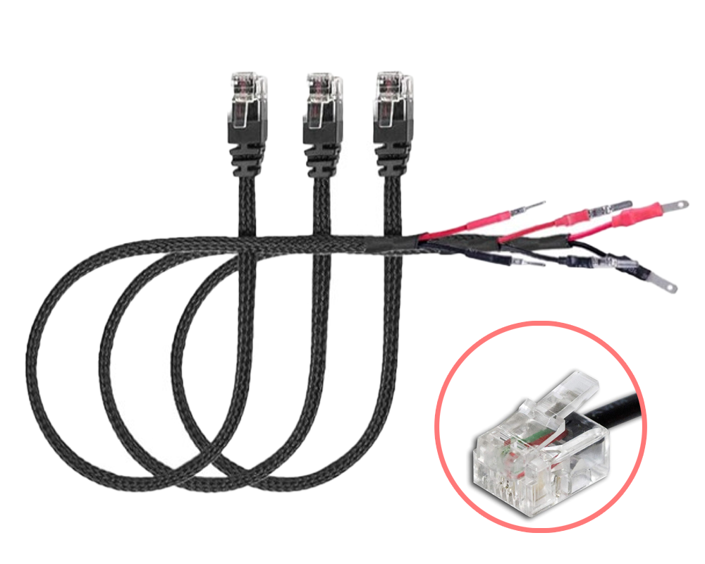 Braided radar detector cord