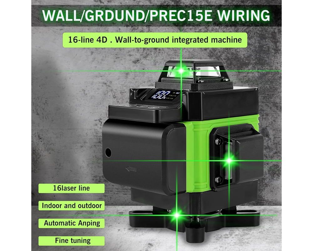 laser level with carry bag