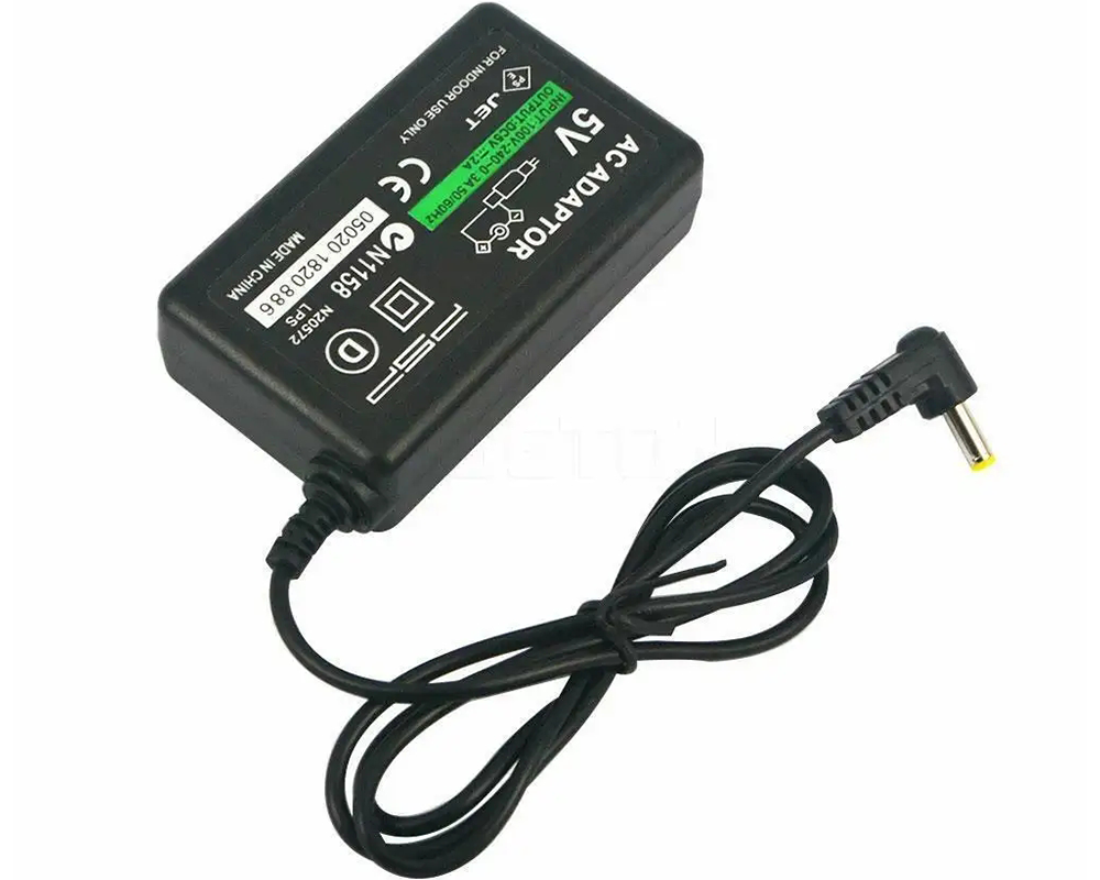 Black PSP charger unit