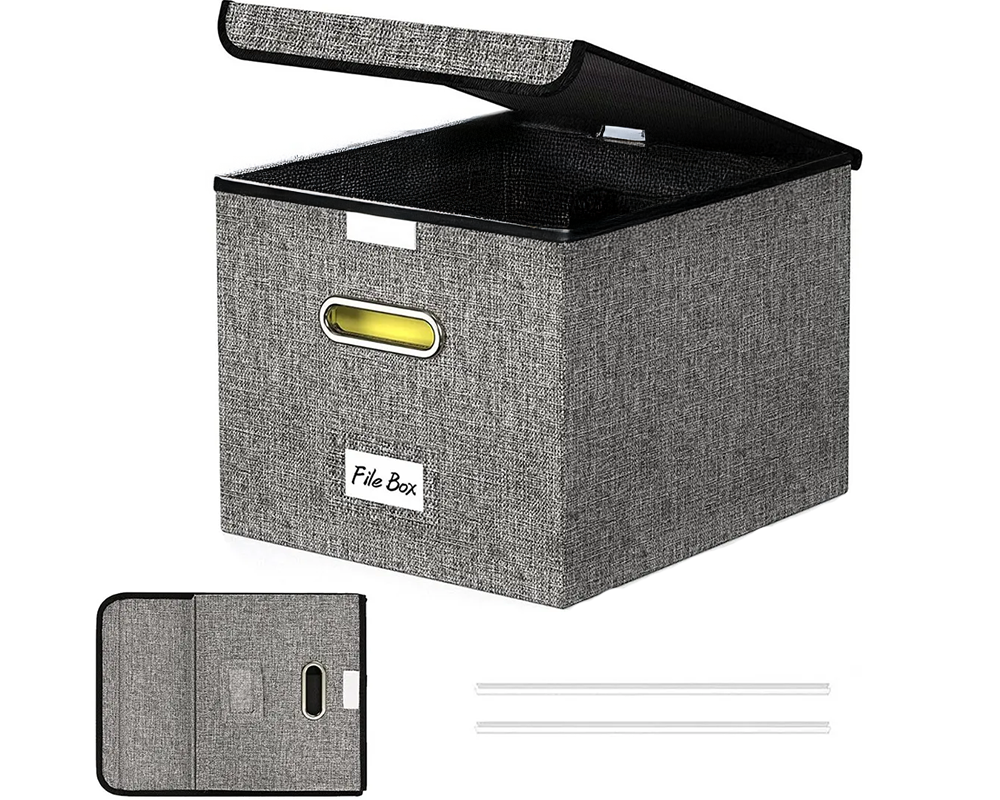 File organizer on desk