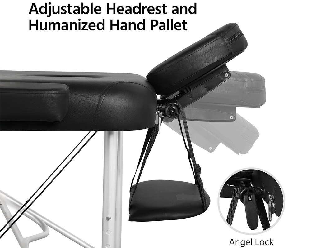 Massage table for therapists