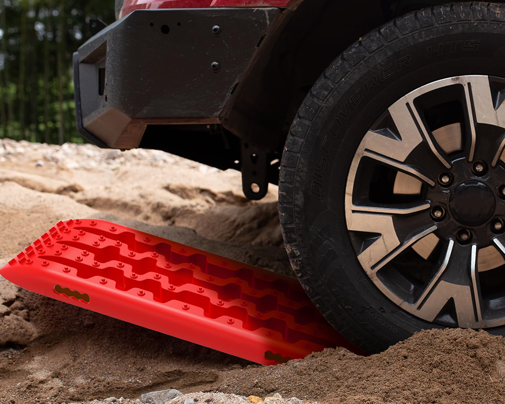 Recovery tracks set of two red