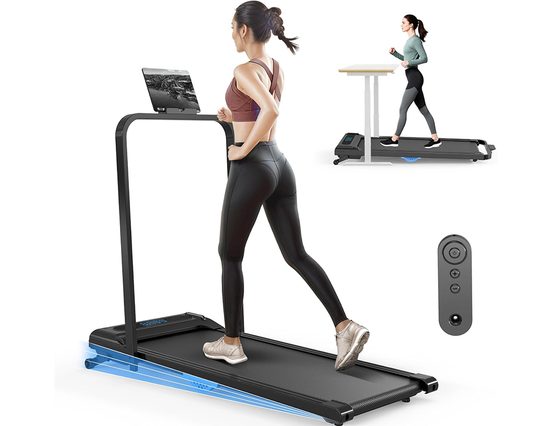 Compact treadmill for home