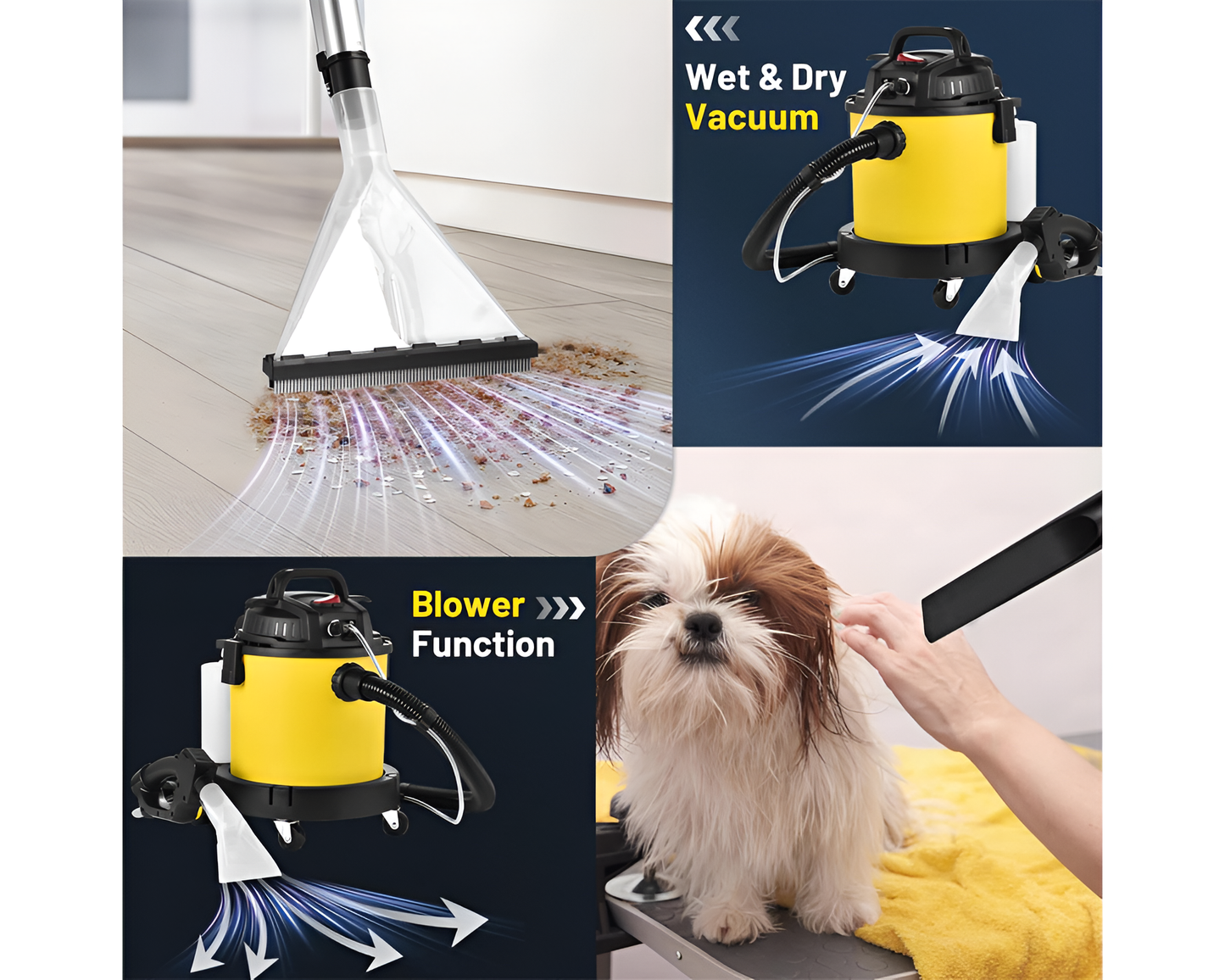 Crevice tool for carpet cleaner