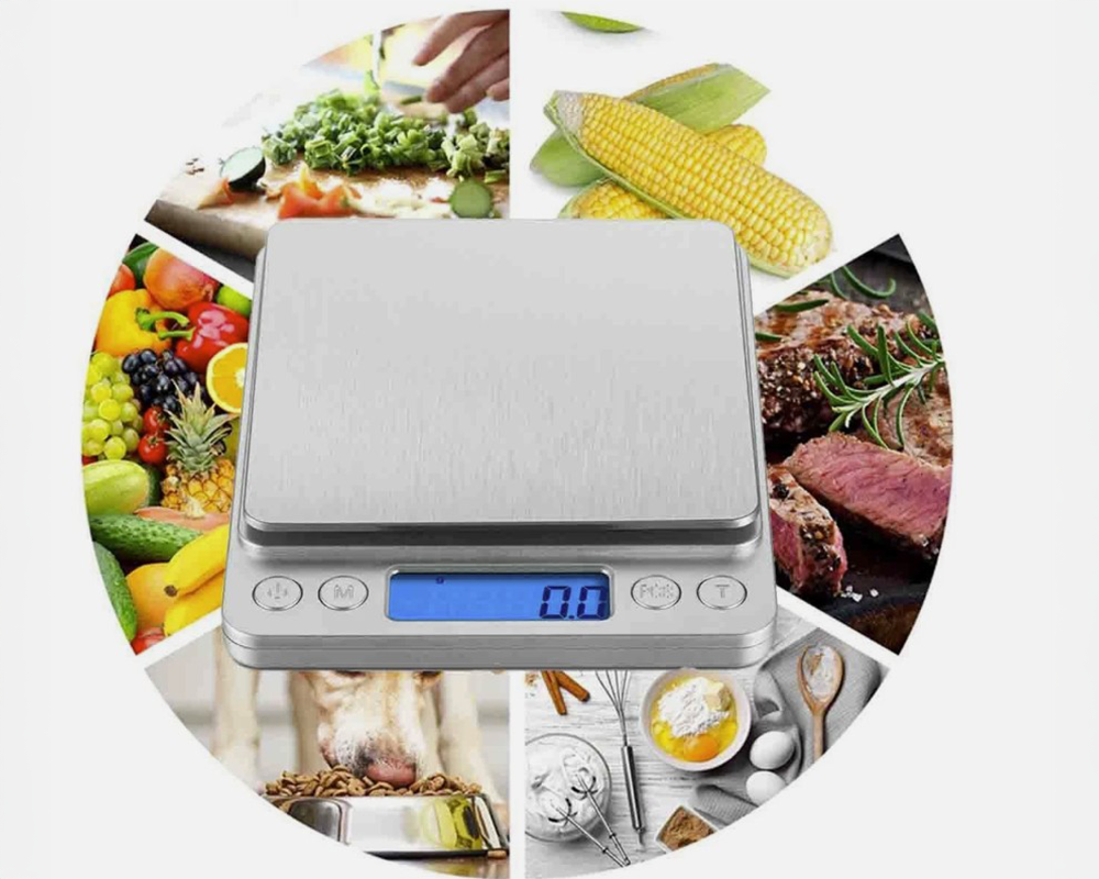 Food scale with multiple units