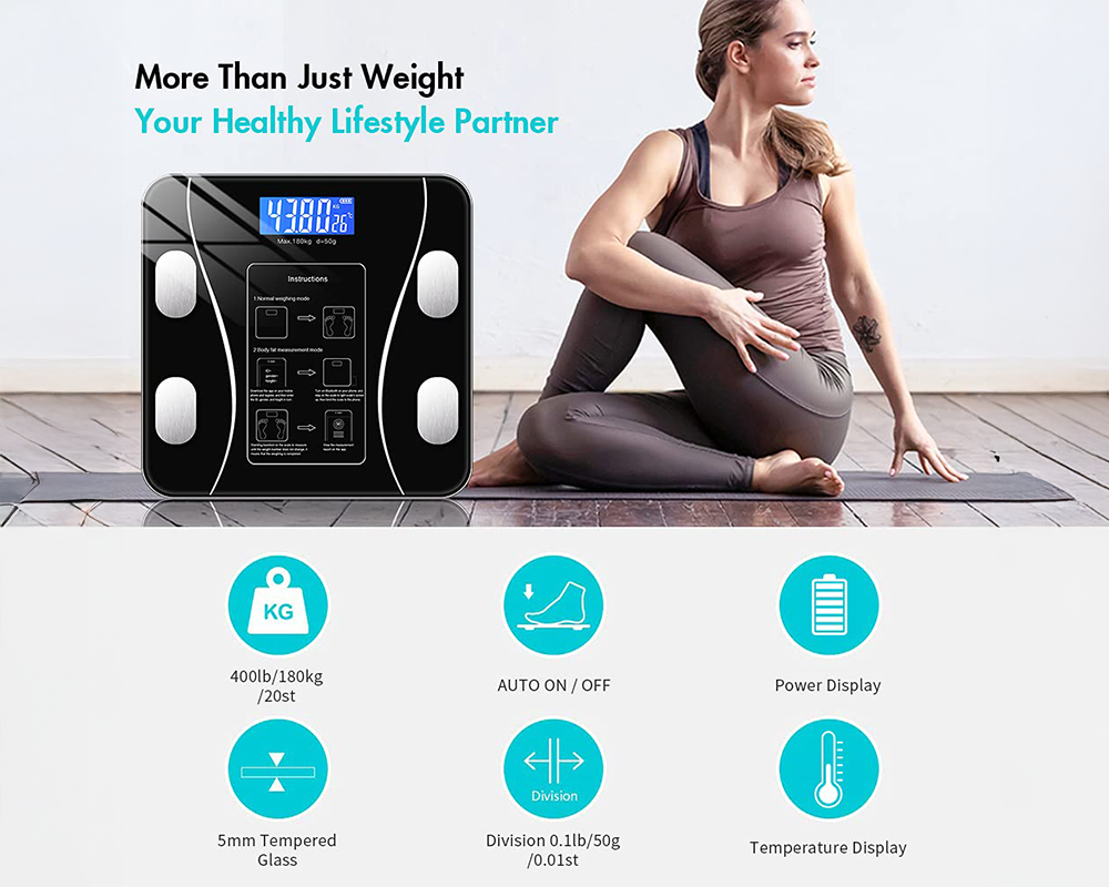 Bathroom Scales Bluetooth Body Fat Scale