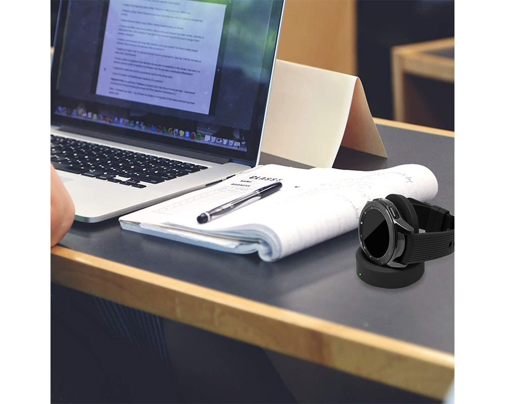 Samsung watch charger dock with USB cable