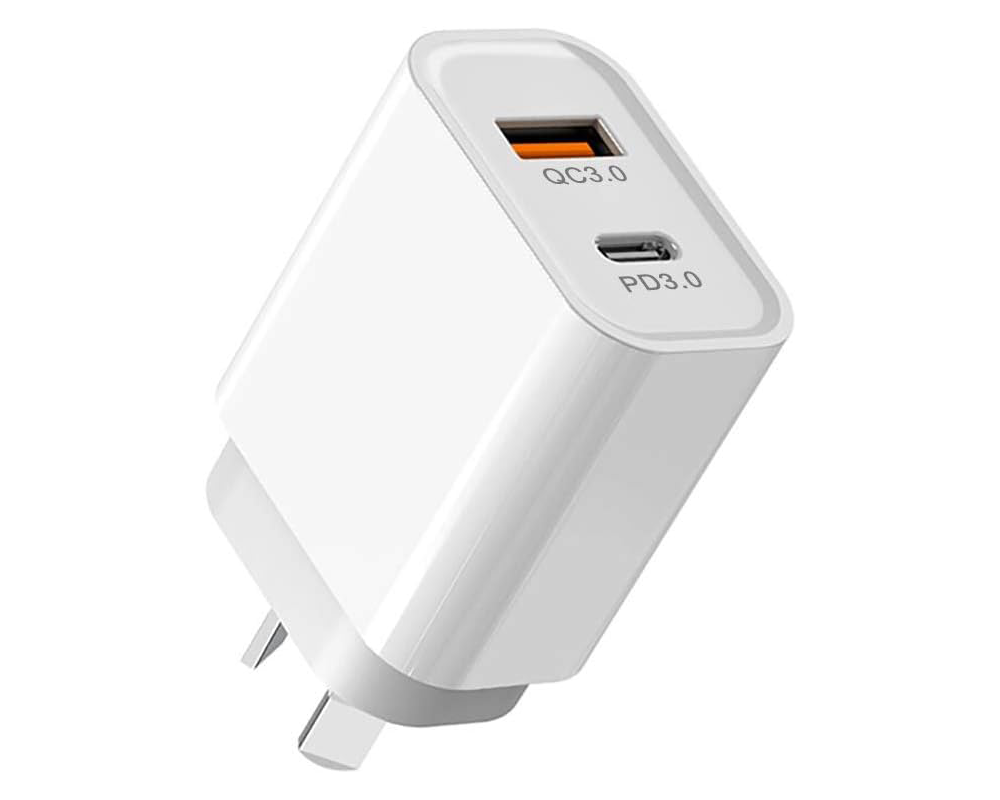 20W Fast Charger Dual Port Charger