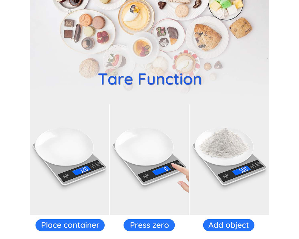 Kitchen scale for cooking and baking