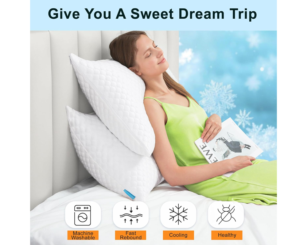 Pillow for side back stomach