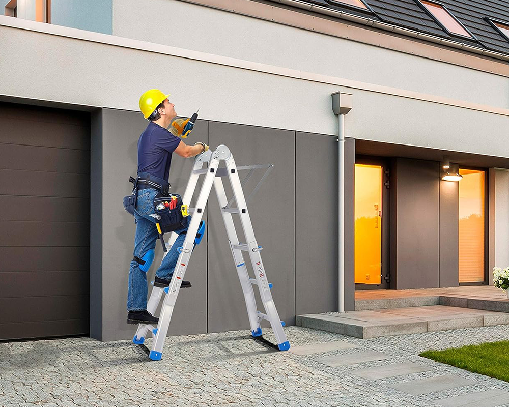 4M Multipurpose Telescopic Foldable Ladder with Platform