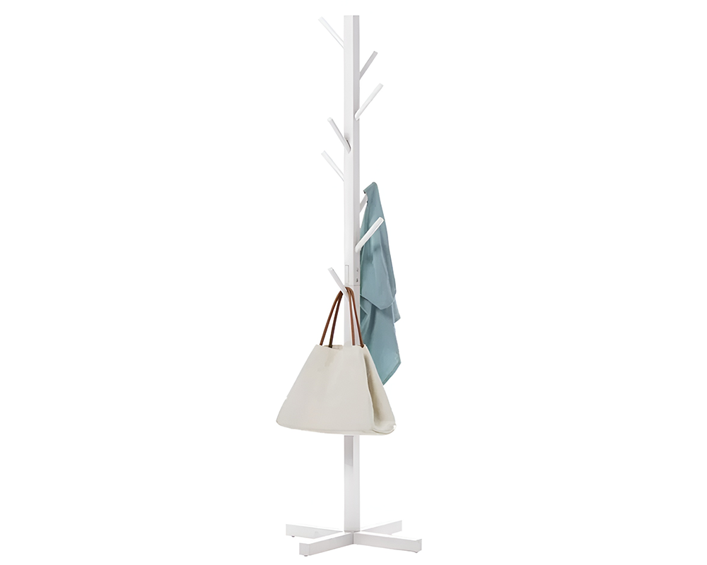 Stable wooden clothes rack