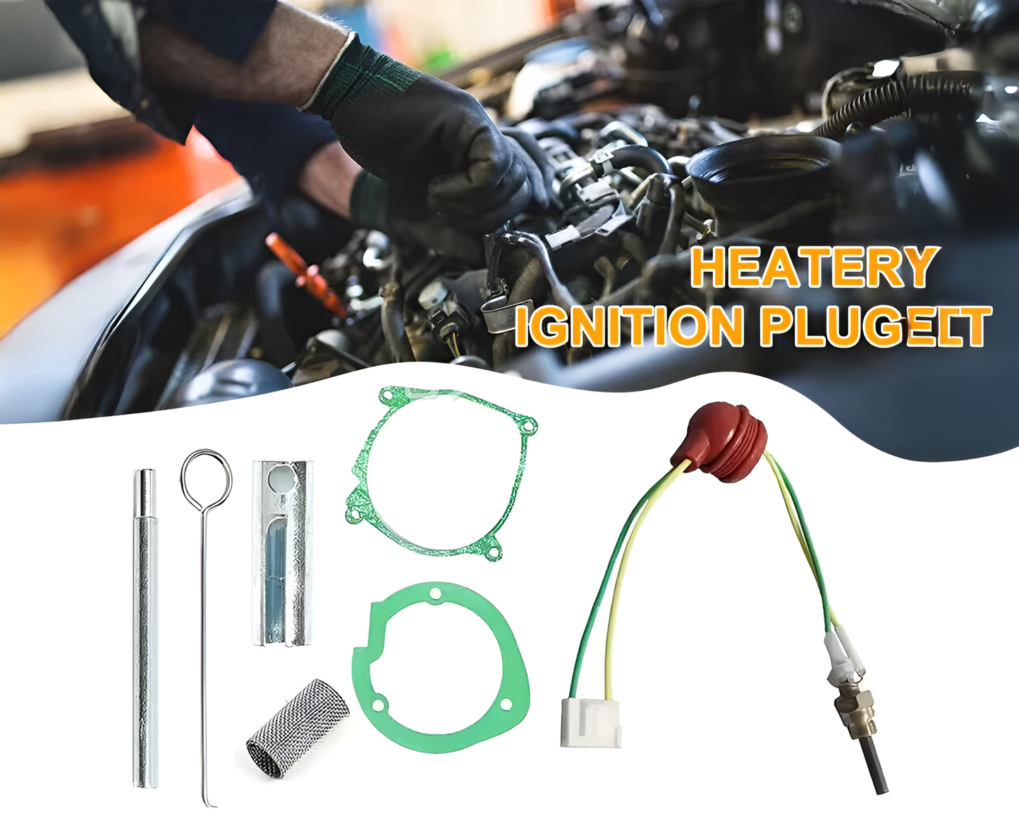 Glow Plug Repair Kit 12V Glow Plug Repair Kit for Diesel Heater 2KW 5KW 8KW