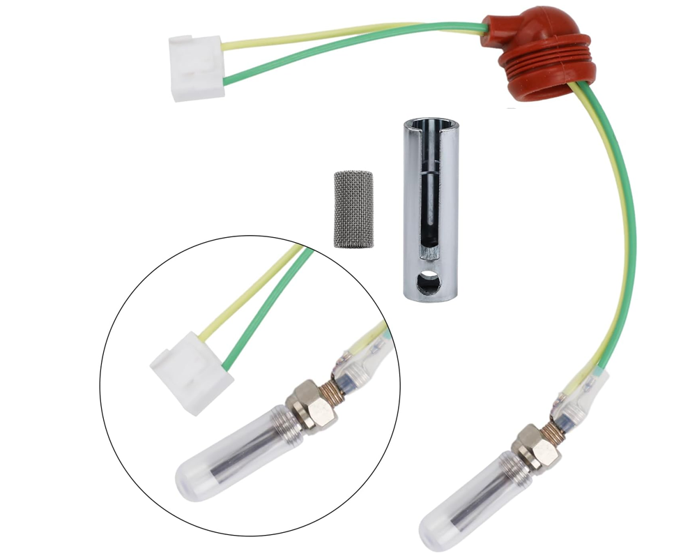 Screw for glow plug installation