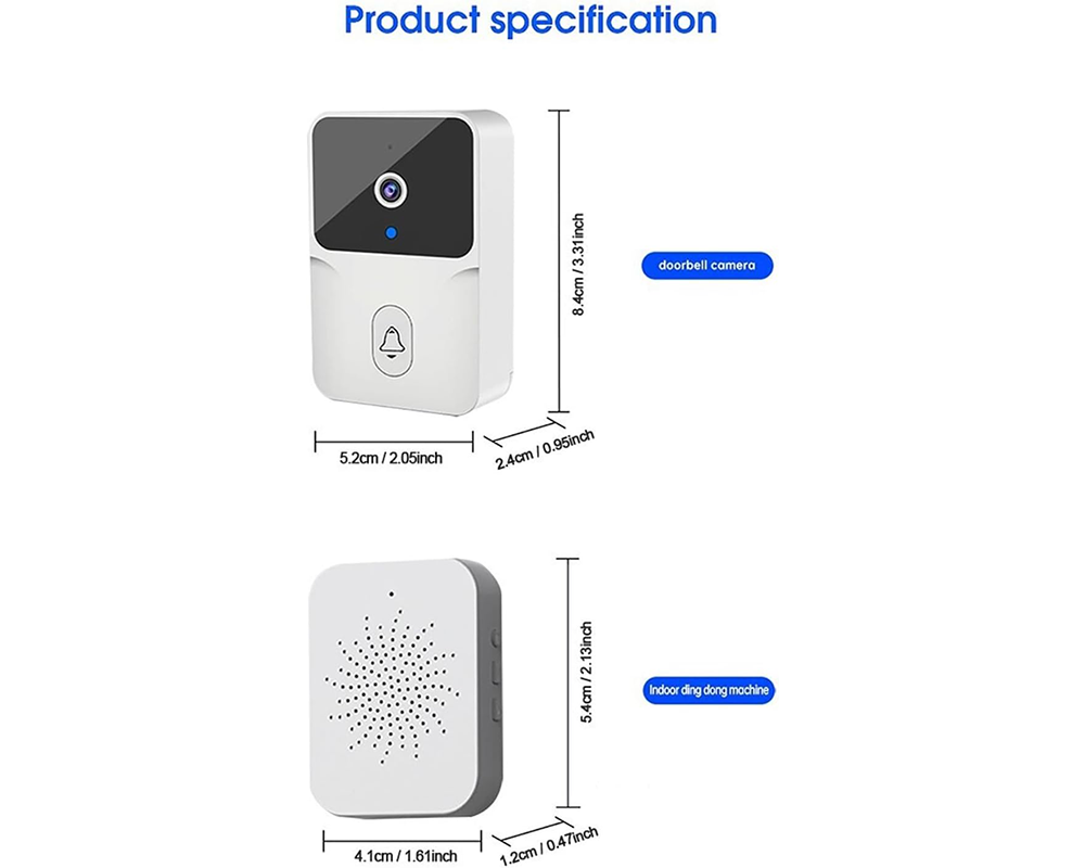 Smart Visual Wireless Doorbell Camera