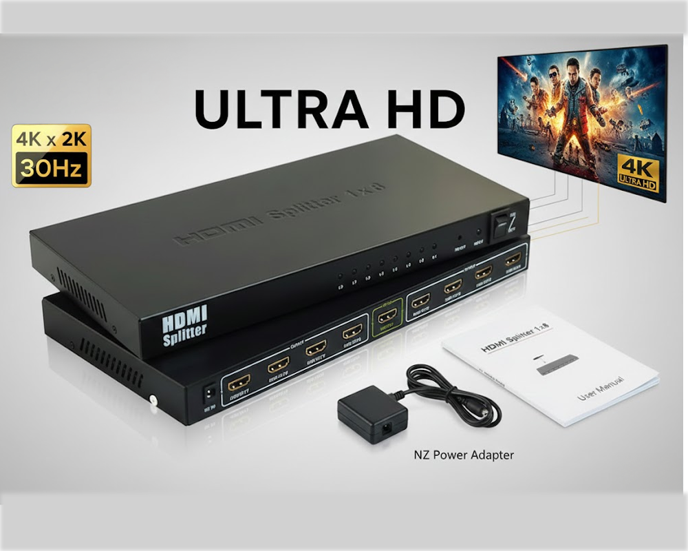 HDMI splitter for multiple screens