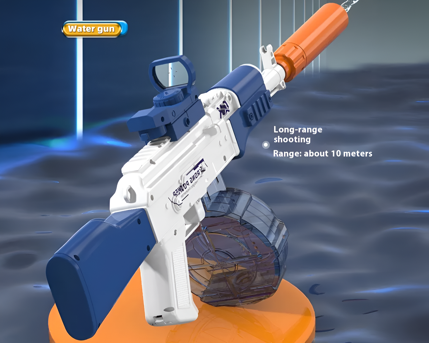 Pink electric water blaster