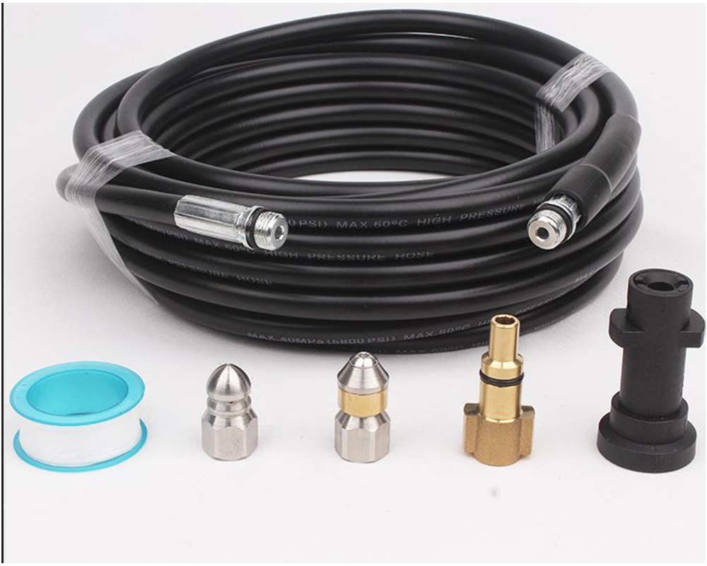 20m Drain/Pipe Cleaning Kit for Karcher, Ozito, Briggs & Stratten