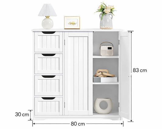 Bathroom cabinet with drawers