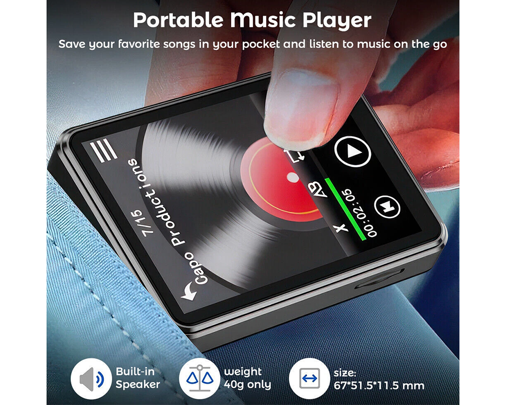 Portable Bluetooth MP4 MP3 Touch Screen