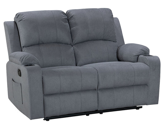 Soft chenille fabric two seat sofa