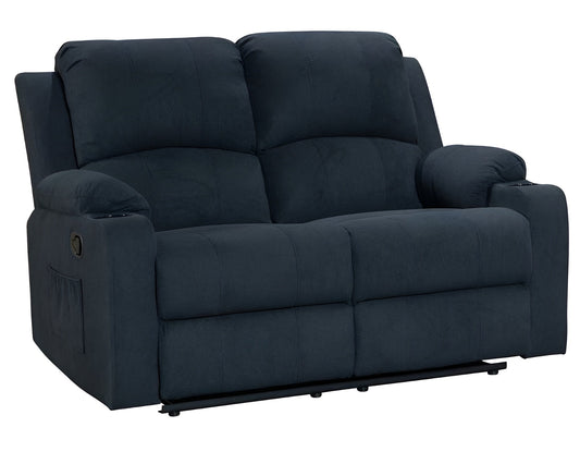 NovaCloud Fabric Recliner Sofa 2 Seater