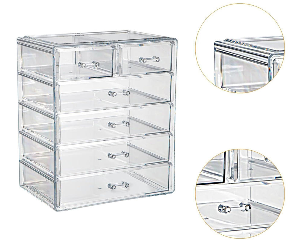vanity makeup organizer