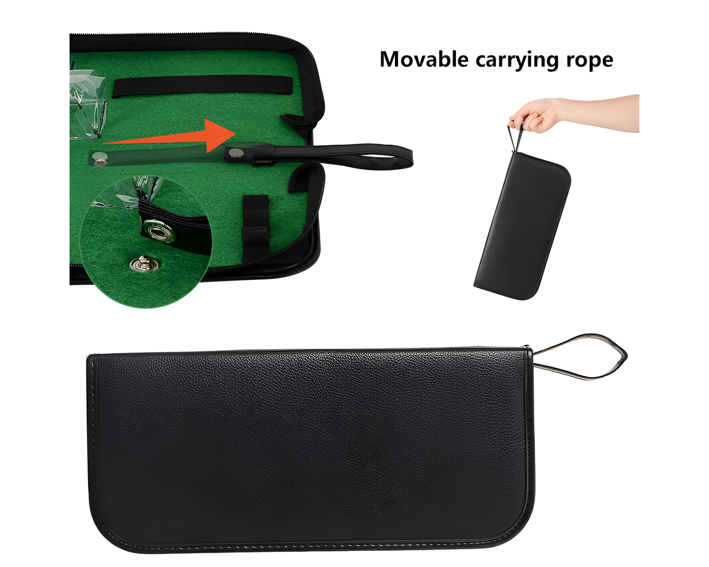 Portable Golf Putter Set