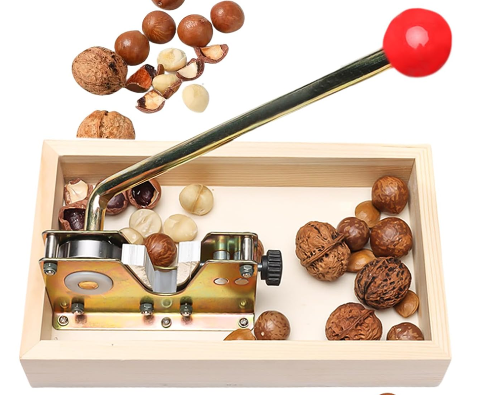 Ergonomic nut cracker