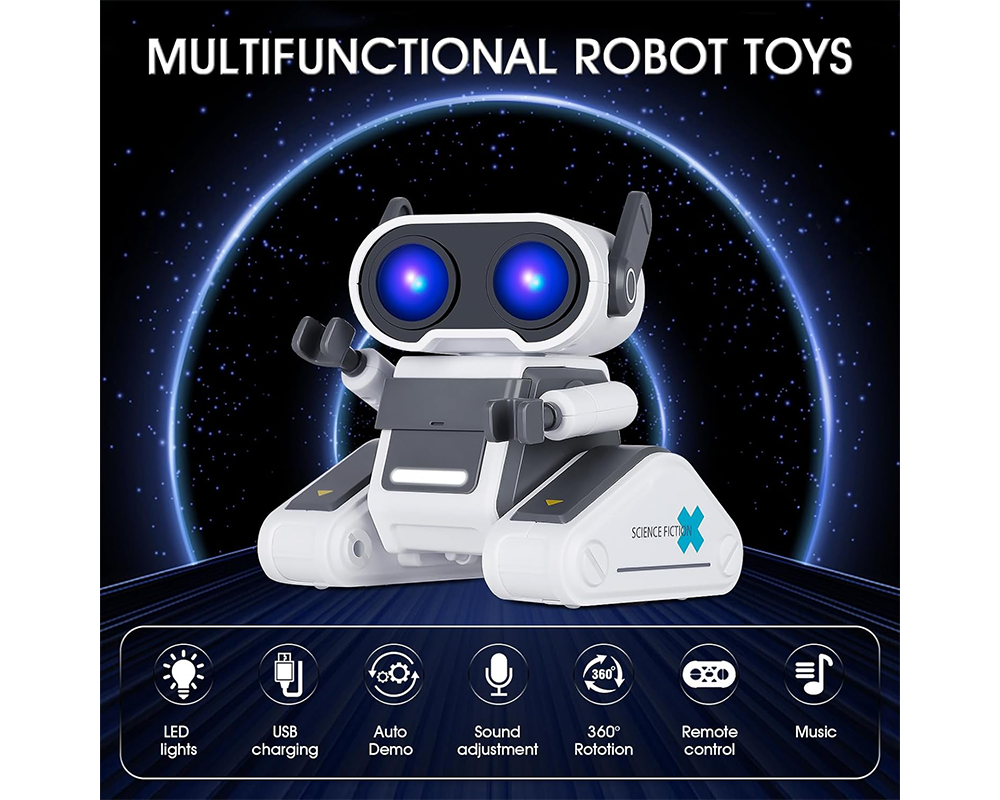 Rechargeable Remote Control Robot Toy with Touch