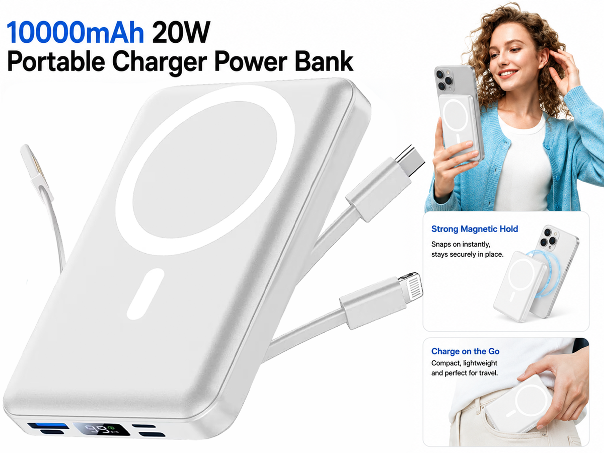 10000mah Wireless Power Bank