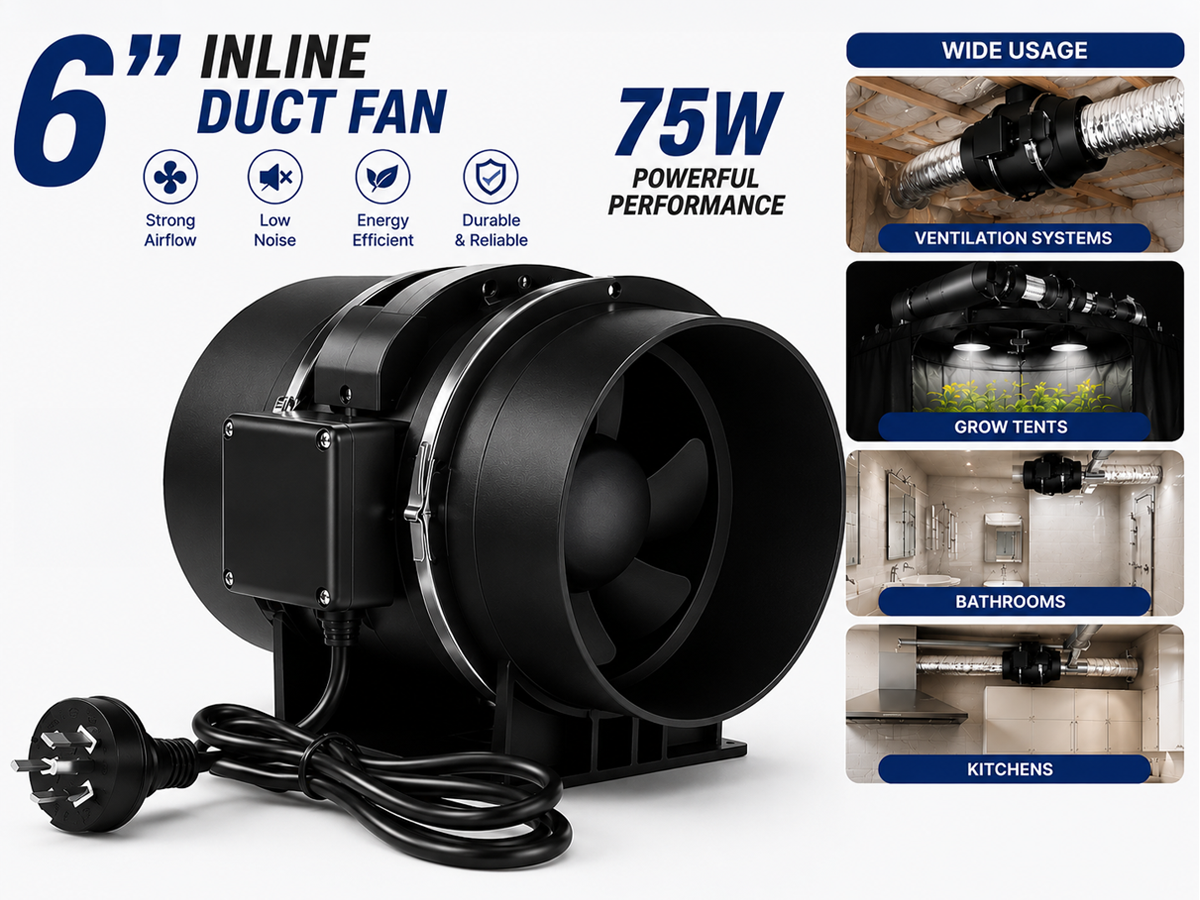 Inline Extractor Fan Exhaust Duct 150MM