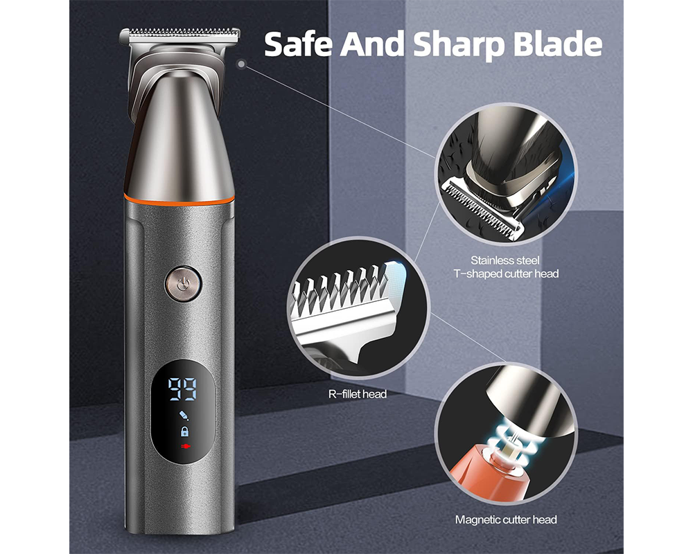 Cordless Hair Clippers Kit - Grooming Trimmer