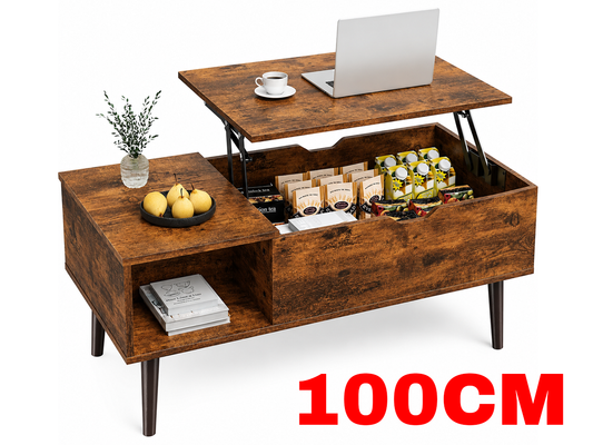 Coffee Table with Lift Top and Hidden Storage