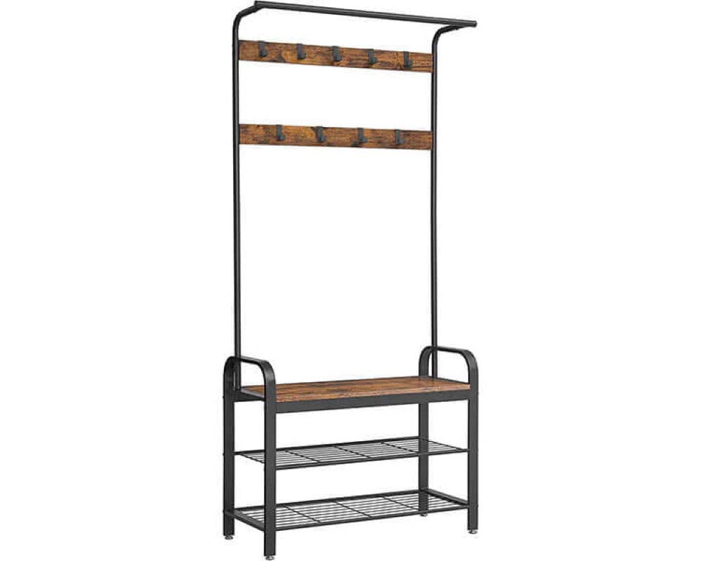 coat rack with removable hooks