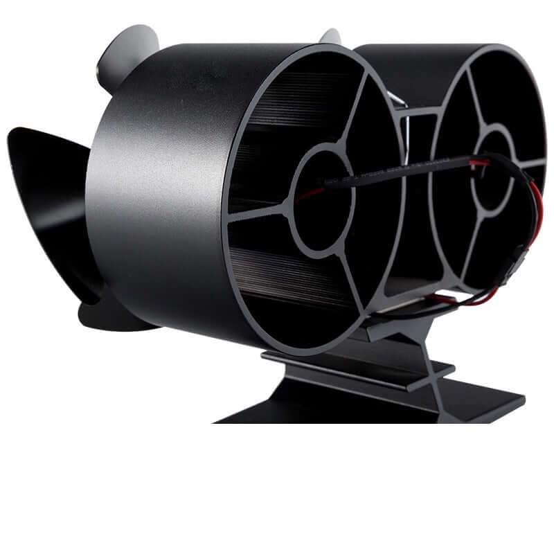 8 Blades Stove Fan Heat Powered Stove Fan - The Shopsite