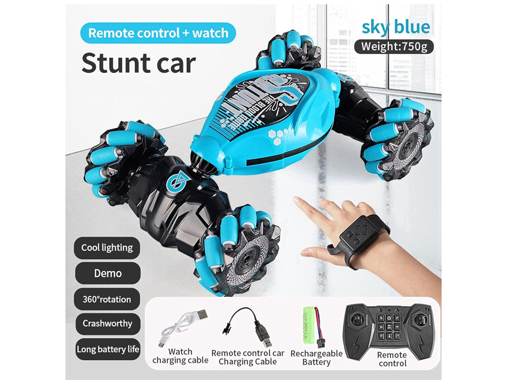 RC stunt car with lights