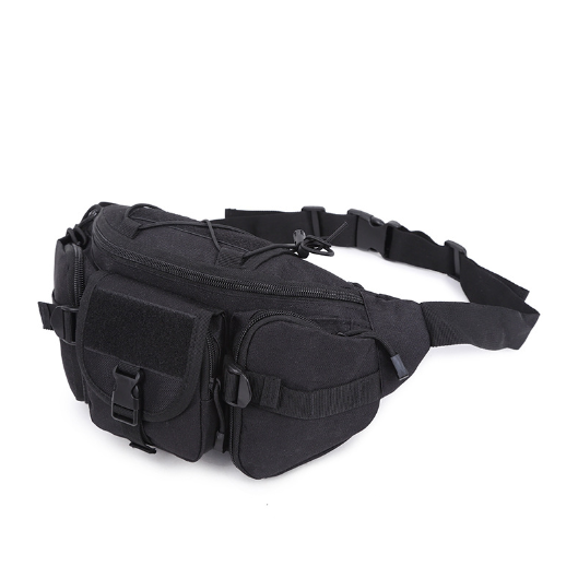 Tactical Waist Pack Portable Fanny Pack Outdoor Hiking Travel Black