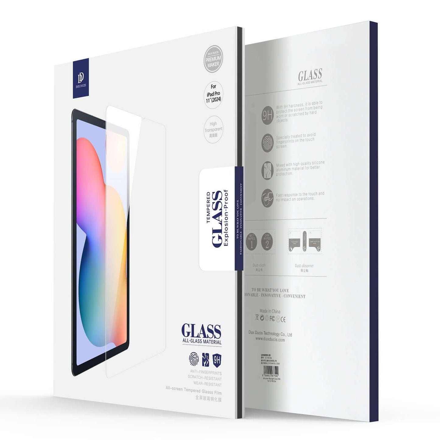 iPad Pro 11 inch 2024 2025 Tempered Glass Screen Protector