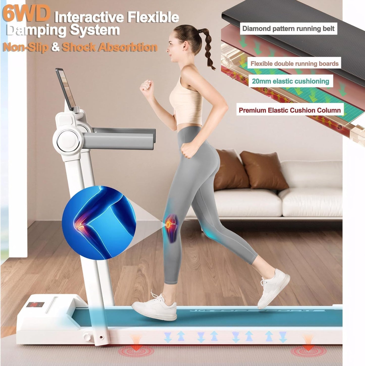 Treadmill Walking Foldable Treadmill