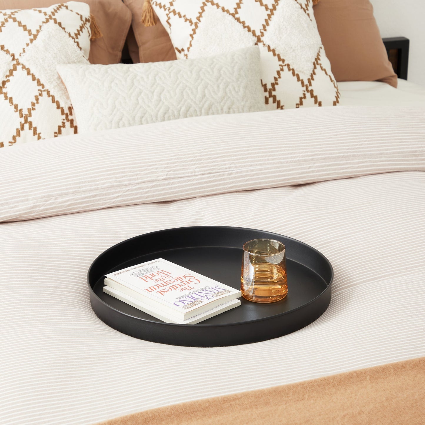 VASAGLE Bed Side Tables End Table Black