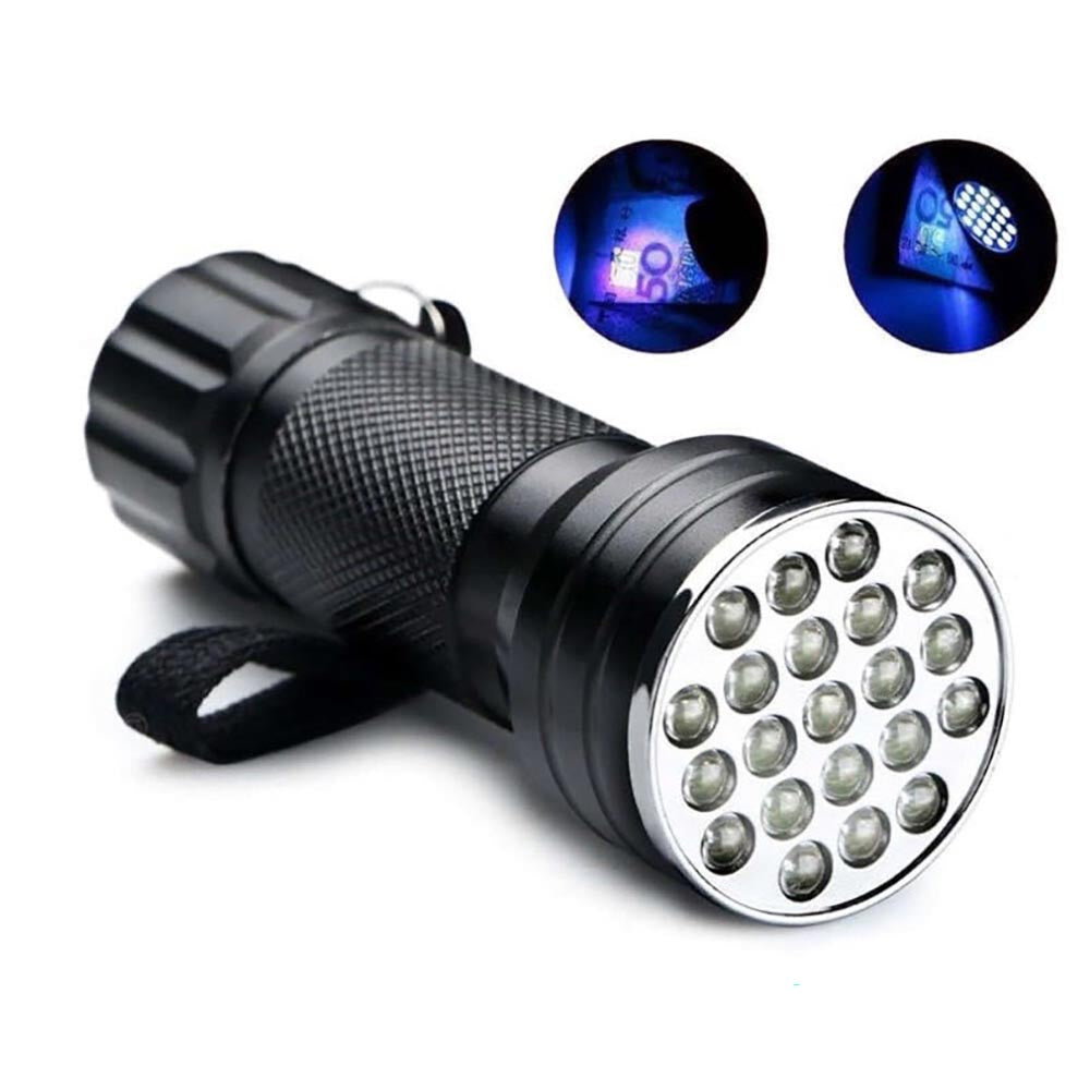 21 led uv flashlight torch