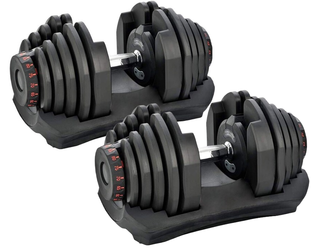 Smart Adjustable Weights Dumbbell Set 40KG Pair