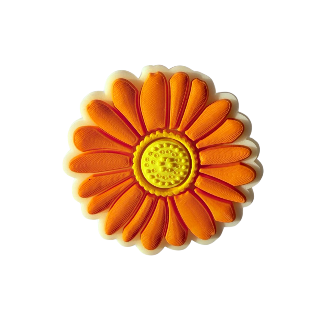 Orange Flower Charm
